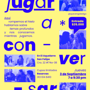 Jugar a conversar en El Aquelarre (San Felipe) 3 SEPTIEMBRE